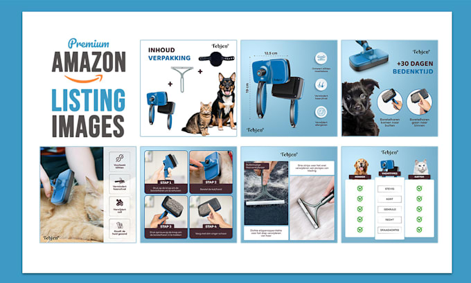 Gig Preview - Design professional amazon listing pictures, infographics