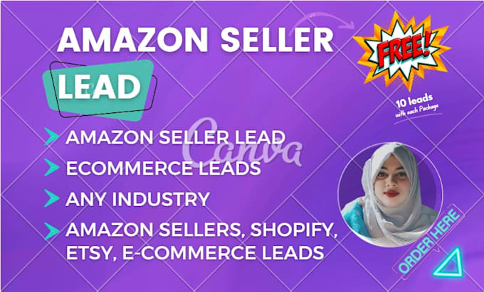 Gig Preview - Collect top notch amazon sellers leads and ecommerce leads list