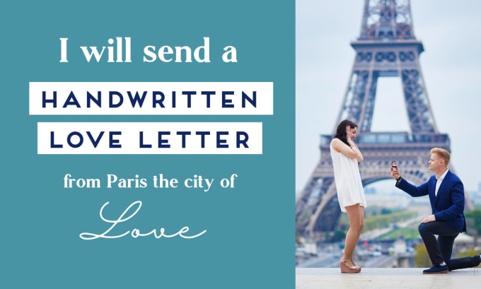 Gig Preview - Send a love letter from paris