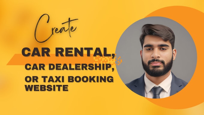 Bestseller - create car rental, car dealership or taxi booking website