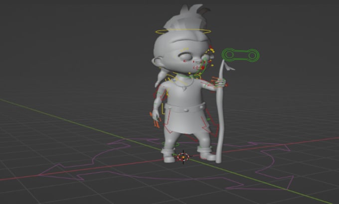 Gig Preview - Professional 3d blender rigging services, rigging, rigify rigging, modeling