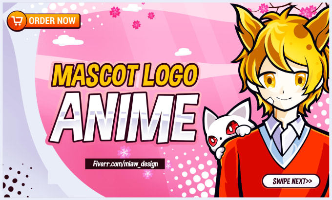 Gig Preview - Design awesome mascot logo anime character for twitch, youtube