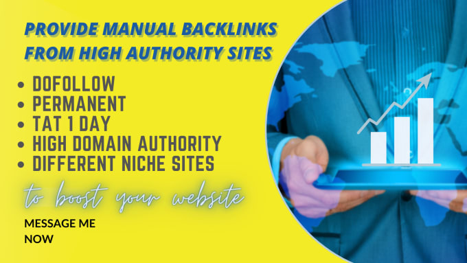 Gig Preview - Provide manual backlinks from high authority sites