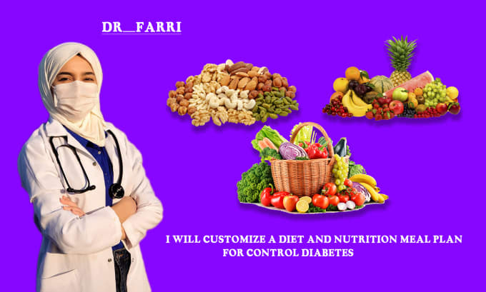 Gig Preview - Give customize diet plan to control diabetes and weight loss