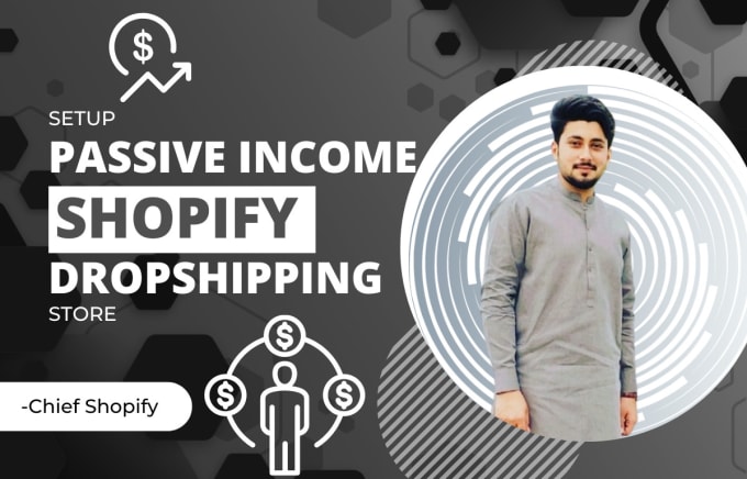 Gig Preview - Setup passive income shopify dropshipping store