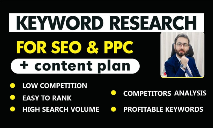 Gig Preview - Do profitable SEO keyword research and competitor analysis