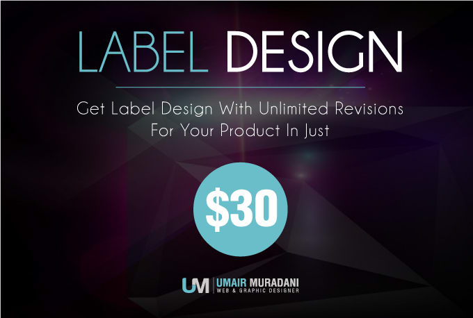 Gig Preview - Design label for your product