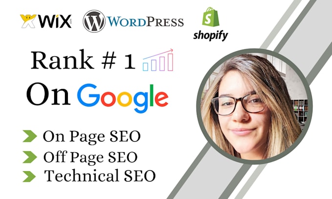 Gig Preview - Optimize website seo service on wordpress, shopify, wix for google ranking