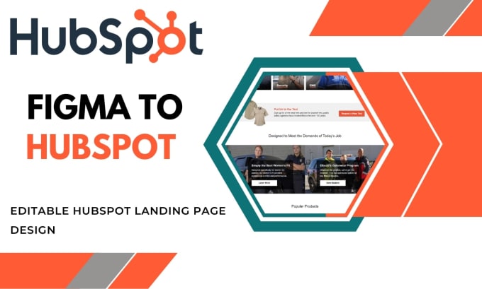 Gig Preview - Convert  figma file to hubspot landing page , hubspot website