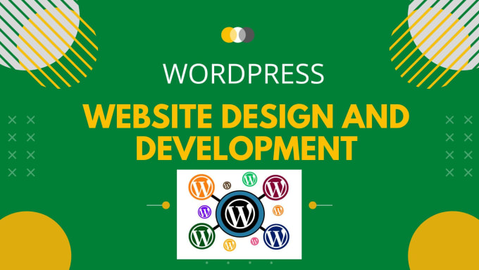 Gig Preview - Design and develop responsive websites of wordpress