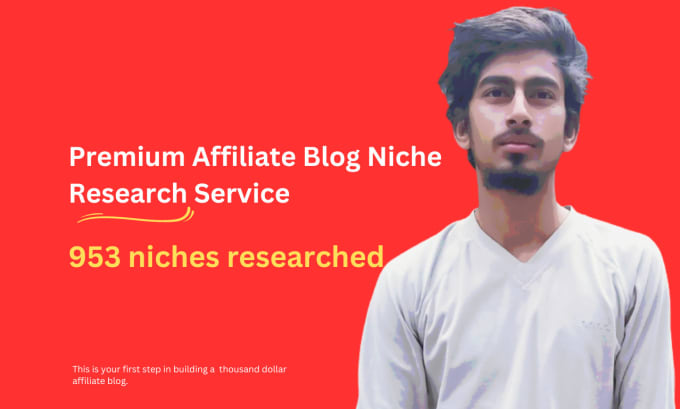 Gig Preview - Do easy to rank and profitable affiliate marketing blog niche research