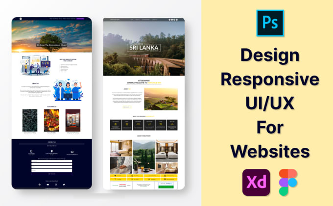 Gig Preview - Create modern UI UX designs for websites with figma