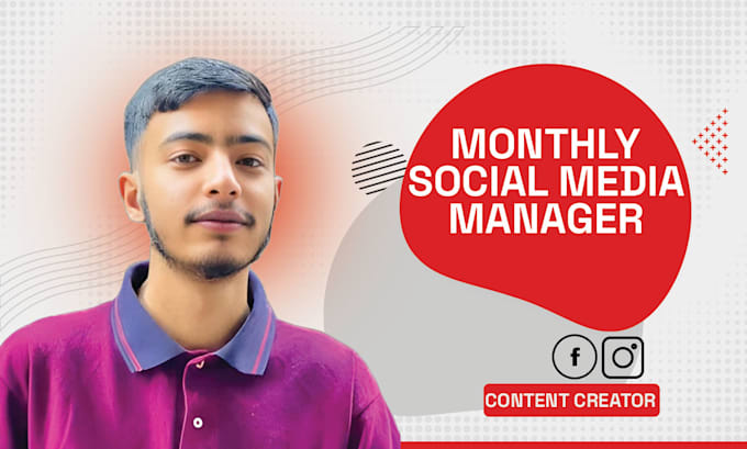 Bestseller - be your monthly social media manager and content creator