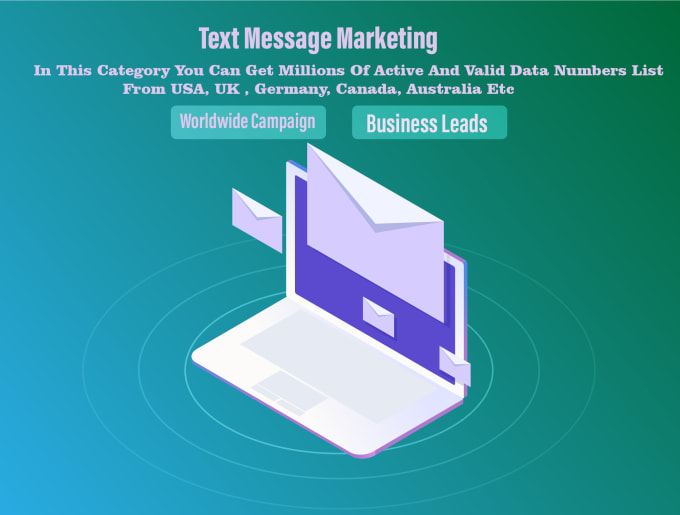 Gig Preview - Offer the best SMS txt msg marketing blast service