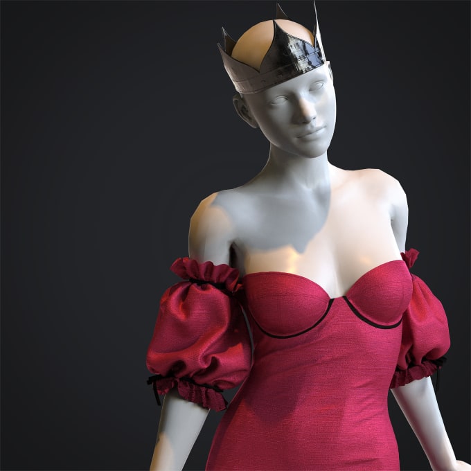 Gig Preview - Create 3d fashion design rendering by clo3d