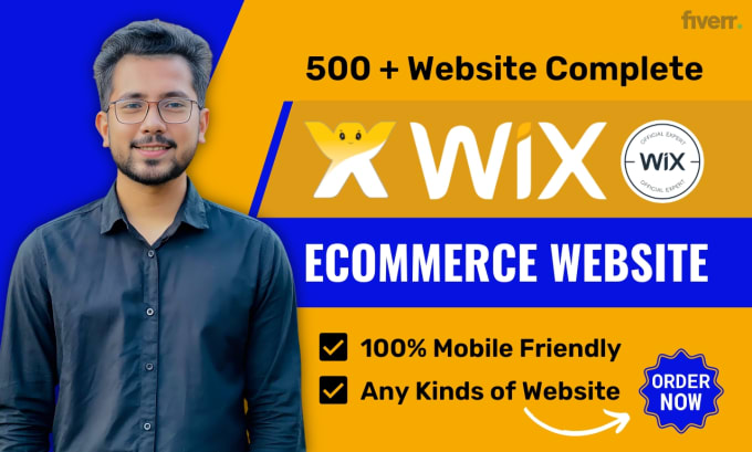 Gig Preview - Design wix website design or wix redesign wix landing wix studio ecommerce store