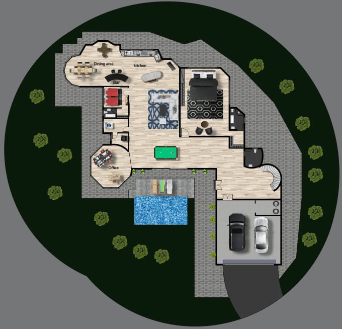 Gig Preview - Draw and render professional 2d floor plan