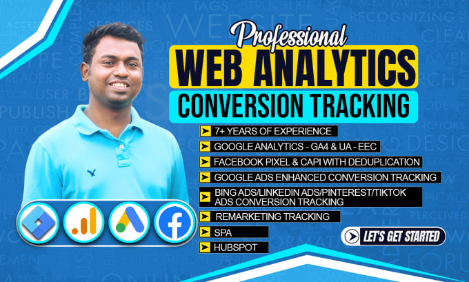 Gig Preview - Setup google analytics, ga4, facebook conversion api by GTM