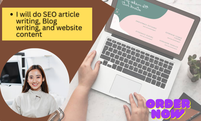 Gig Preview - Do SEO article writing, blog writing, or website content