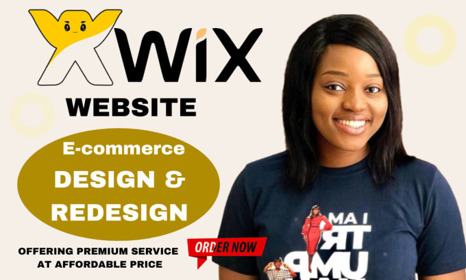 Gig Preview - Design wix, clone wix website, redesign design wix website