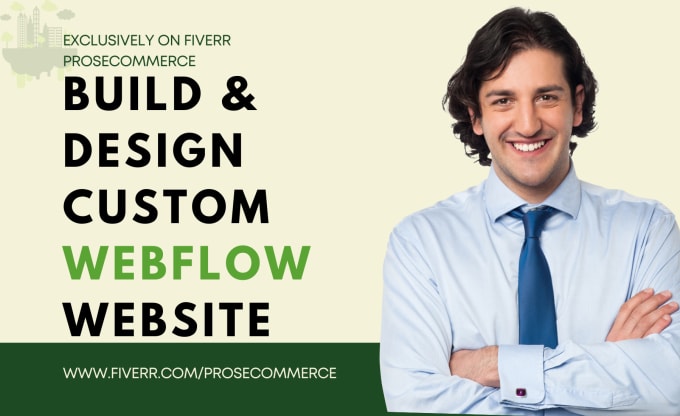 Gig Preview - Design and develop responsive custom figma to webflow website webflow ecommerce