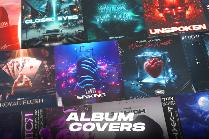 Gig Preview - Design creative music album cover art or music song artwork