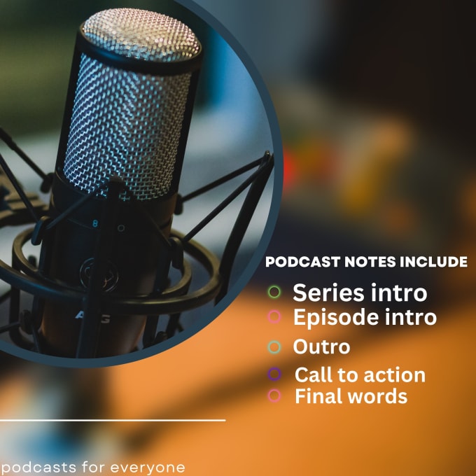 Gig Preview - Write SEO ameliorate crisp podcast show notes for you