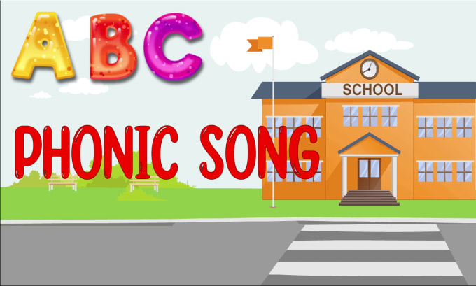 Gig Preview - Create kids learning videos phonic songs nursery rhymes colorful 2d animation