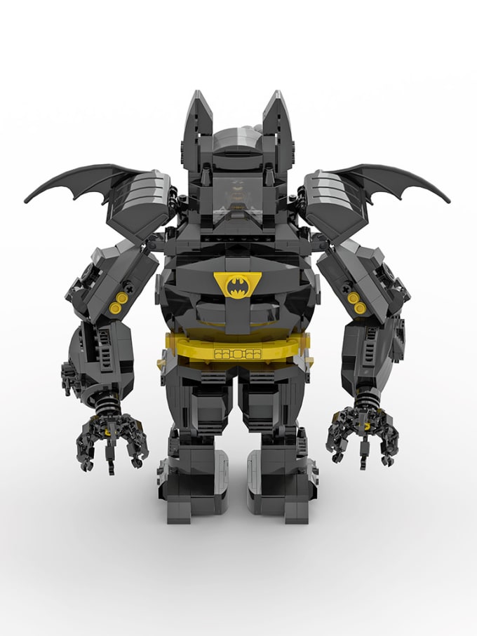 Gig Preview - Design a digital lego model complete with instructions and renders