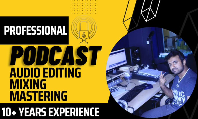 Gig Preview - Produce audio podcast editing noise reduction audio repair in podcast production