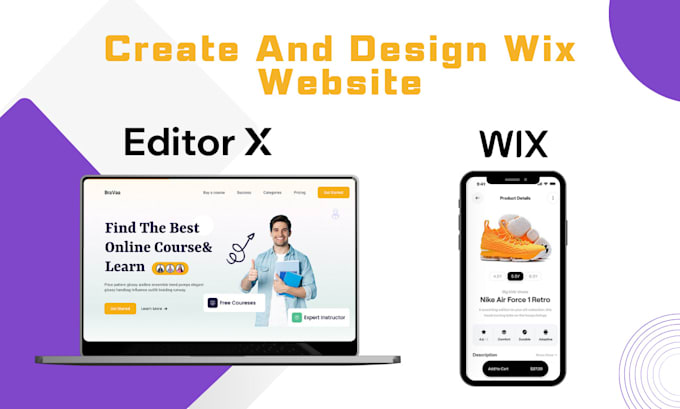 Gig Preview - Create wix website , design wix website and redesign wix website