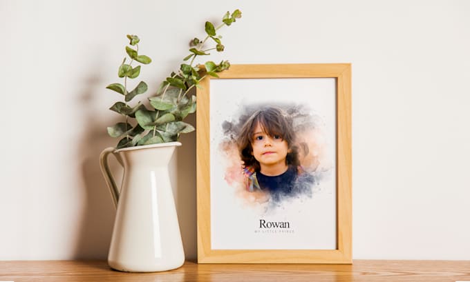 Bestseller - do create  watercolor portrait photo editing from your image