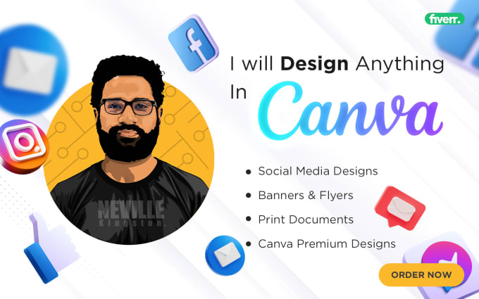 Gig Preview - Design anything in canva