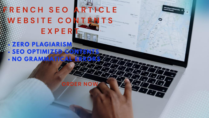 Gig Preview - Do SEO content writing, blog post in french for your website