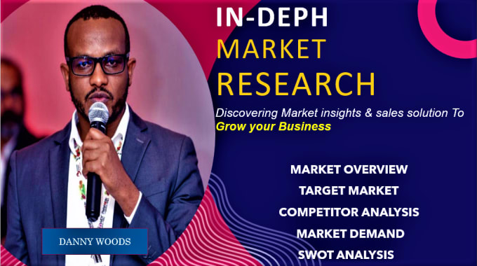 Gig Preview - Do market research, niche research, competitor analysis, swot analysis