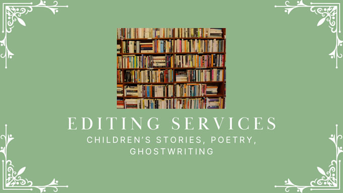 Gig Preview - Proofread and edit text for childrens books, rhyming stories, or poems