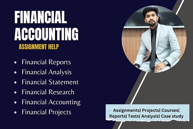 Gig Preview - Be your financial accounting expert