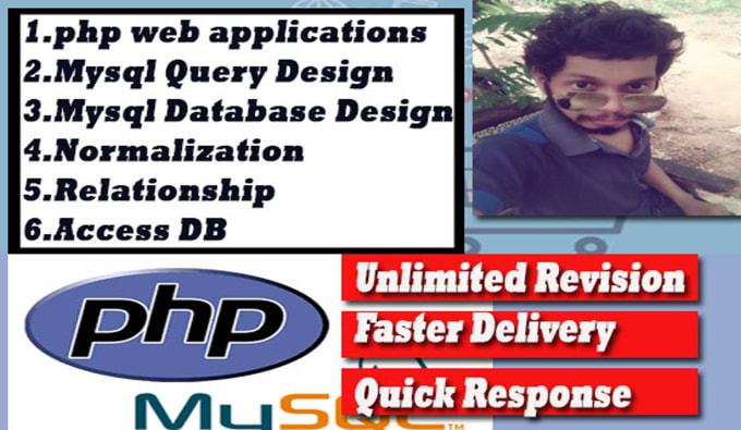 Gig Preview - Develop PHP mysql web applications for you