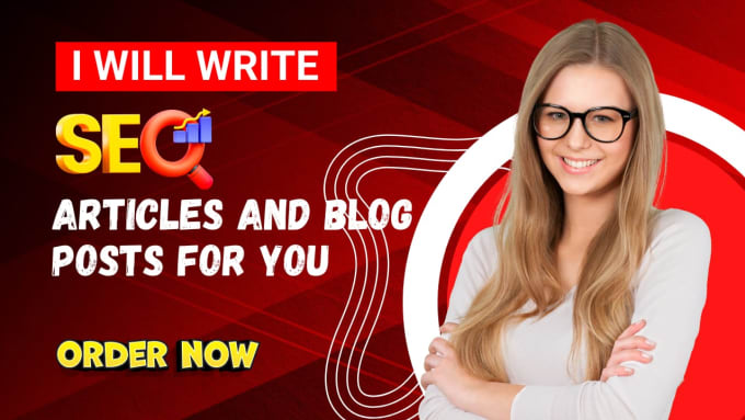 Gig Preview - Write catchy SEO articles and blog posts for you