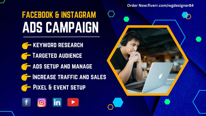 Gig Preview - Do high converting facebook ads campaign, fb advertising and fb marketing