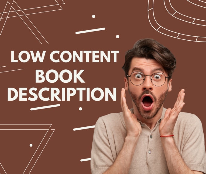 Gig Preview - Write a description or blurb for your low content book