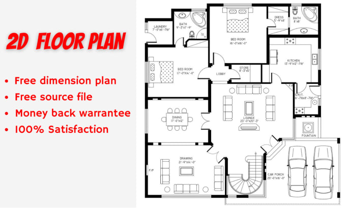 Gig Preview - Be your architect, draftsman for house and commercial plans