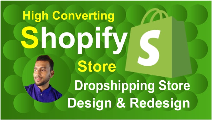 Gig Preview - Build a modern shopify website design, ecommerce and dropshipping store develope