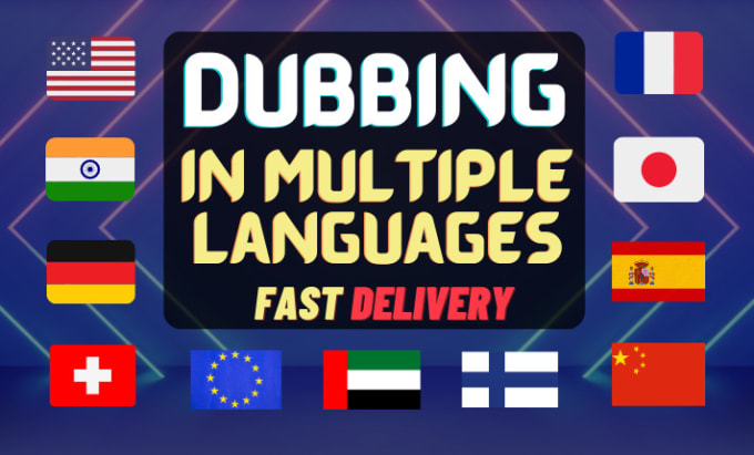 Bestseller - dub and sync video in english,german,french, italian,spanish and more