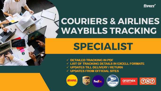 Gig Preview - Be your courier, airline waybills, awbs tracking assistance