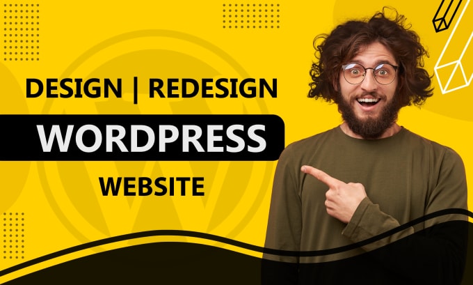 Gig Preview - Create, design, redesign, revamp wordpress website, business website development