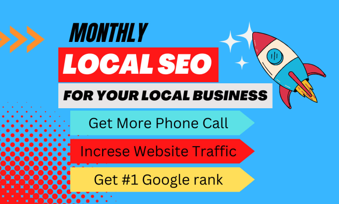 Gig Preview - Provide monthly local SEO service for your local business