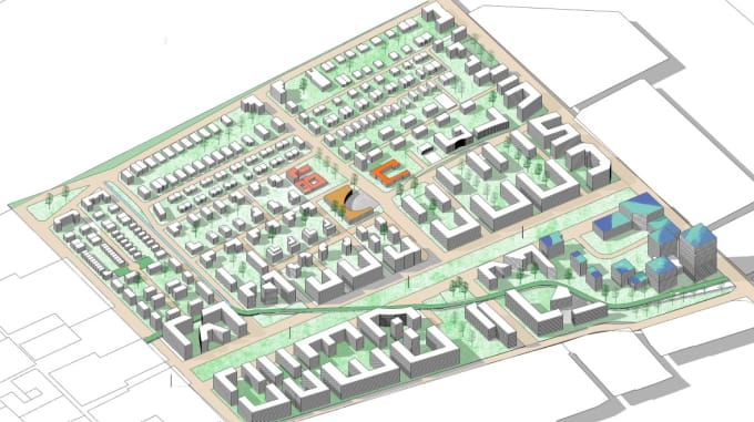 Gig Preview - Create axonometry drawings of architectural and urban planning