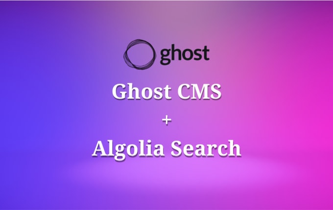 Gig Preview - Add algolia search for ghost cms theme