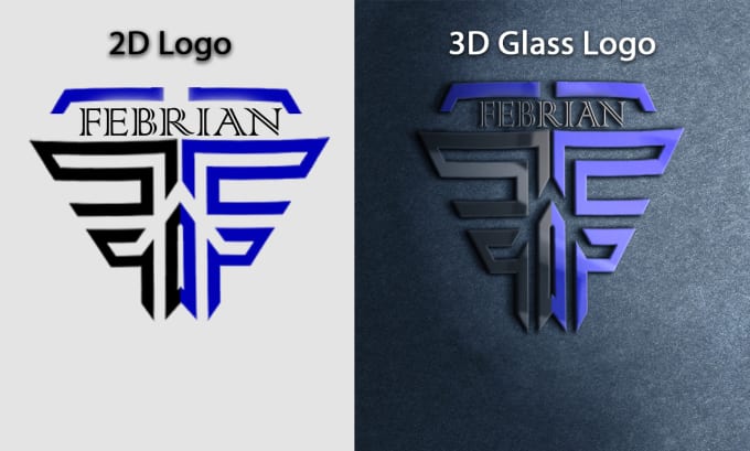 Bestseller - create 3d glass logo design for your business in 24 hours